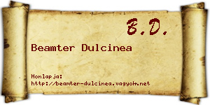 Beamter Dulcinea névjegykártya